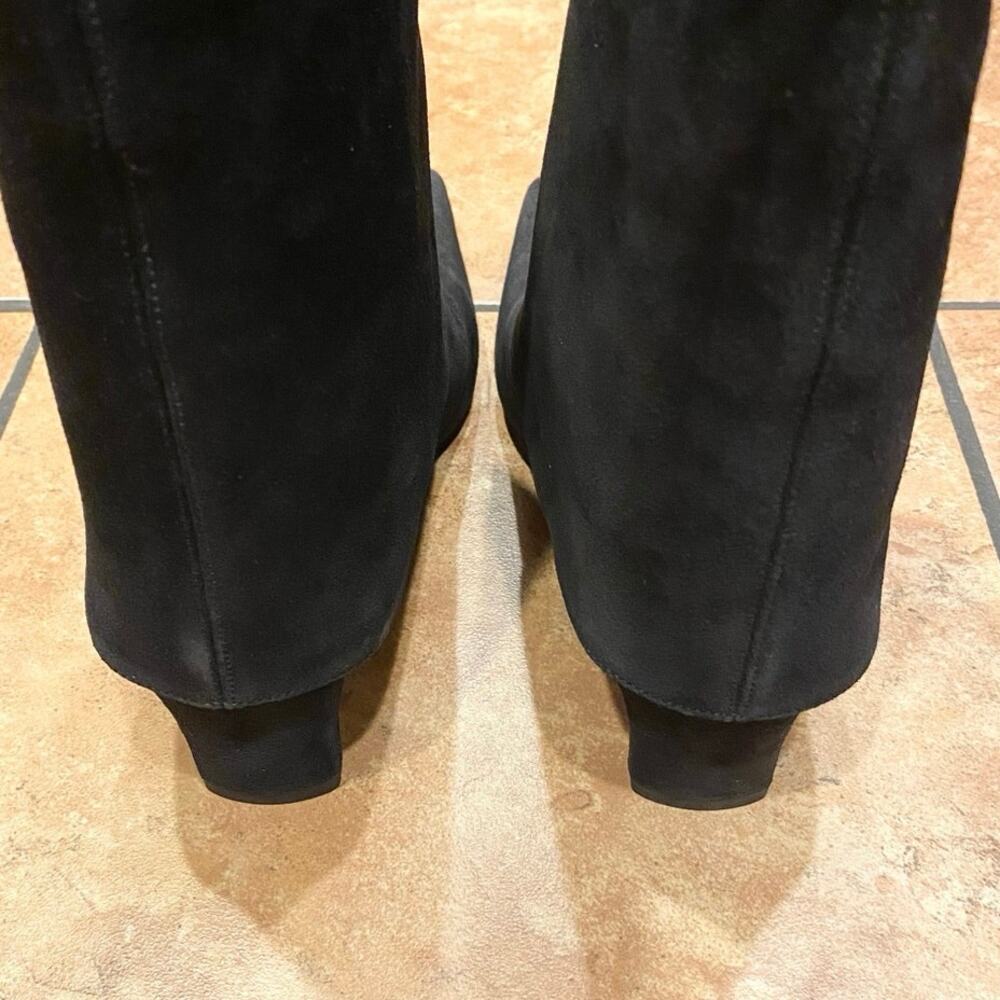 Staud Wally Foldover Black Suede Booties 37 NWOB - Picture 6 of 7